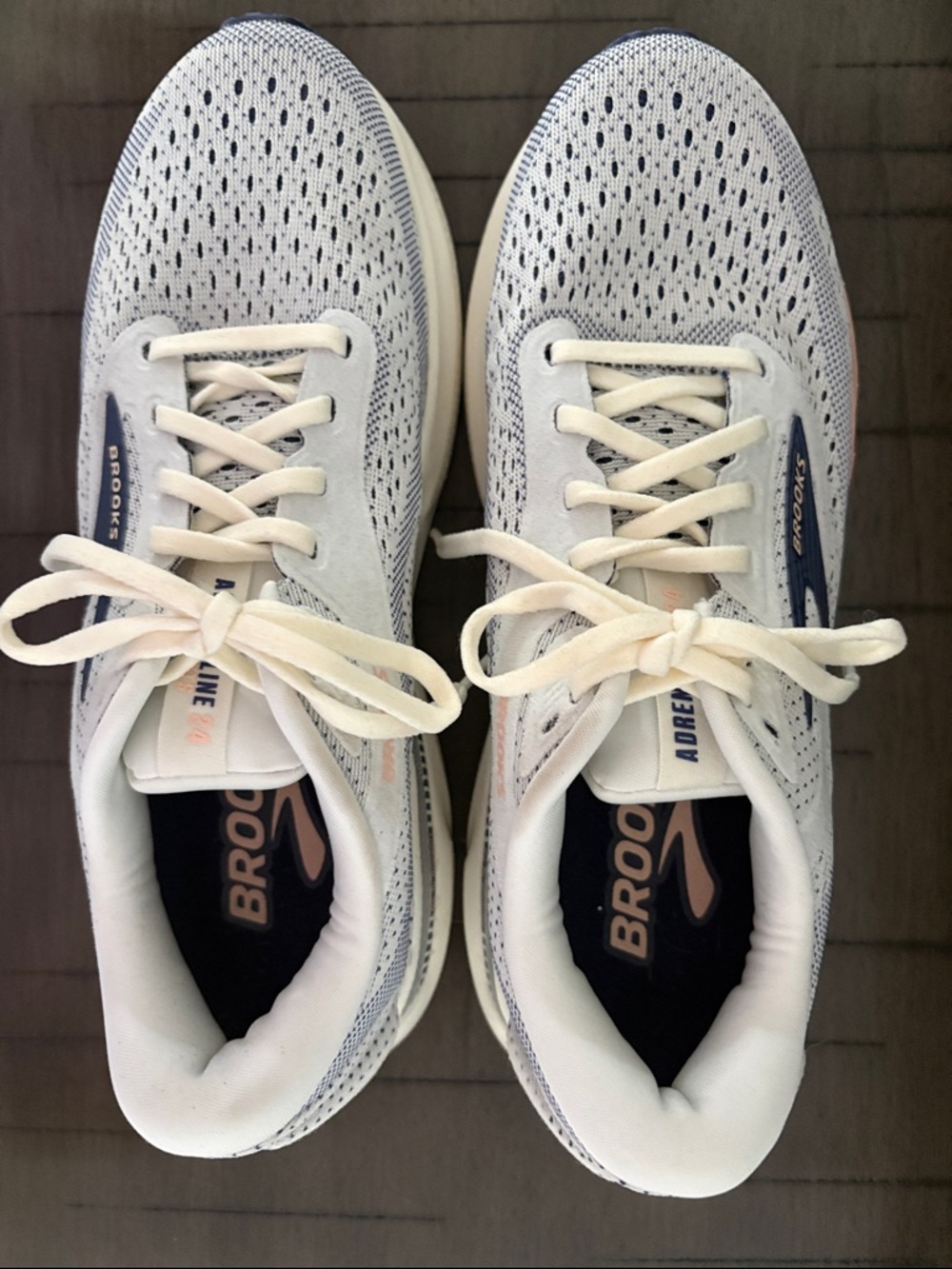 Brooks Women's Athletic Shoes in Light Navy, Dark Navy and Pale Pink - Picture 2 of 5